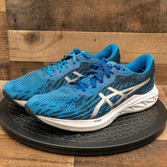 ASICS DYNA BLAST 2 MENS ATHLETIC SHOES RUNNING GYM TRAIN BLUE LOW SIZE 15 - Picture 1 of 9